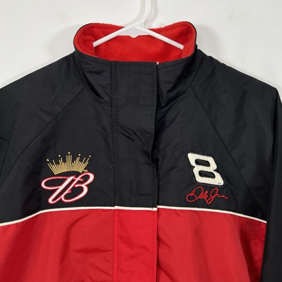 VTG Winners Circle Dale Earnhardt Jr. Budweiser Jacket Womens Size Large NASCAR - Picture 2 of 16